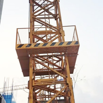 塔吊的防爬裝置 工地塔機防爬護(hù)欄 中筑標(biāo)化 5000案例